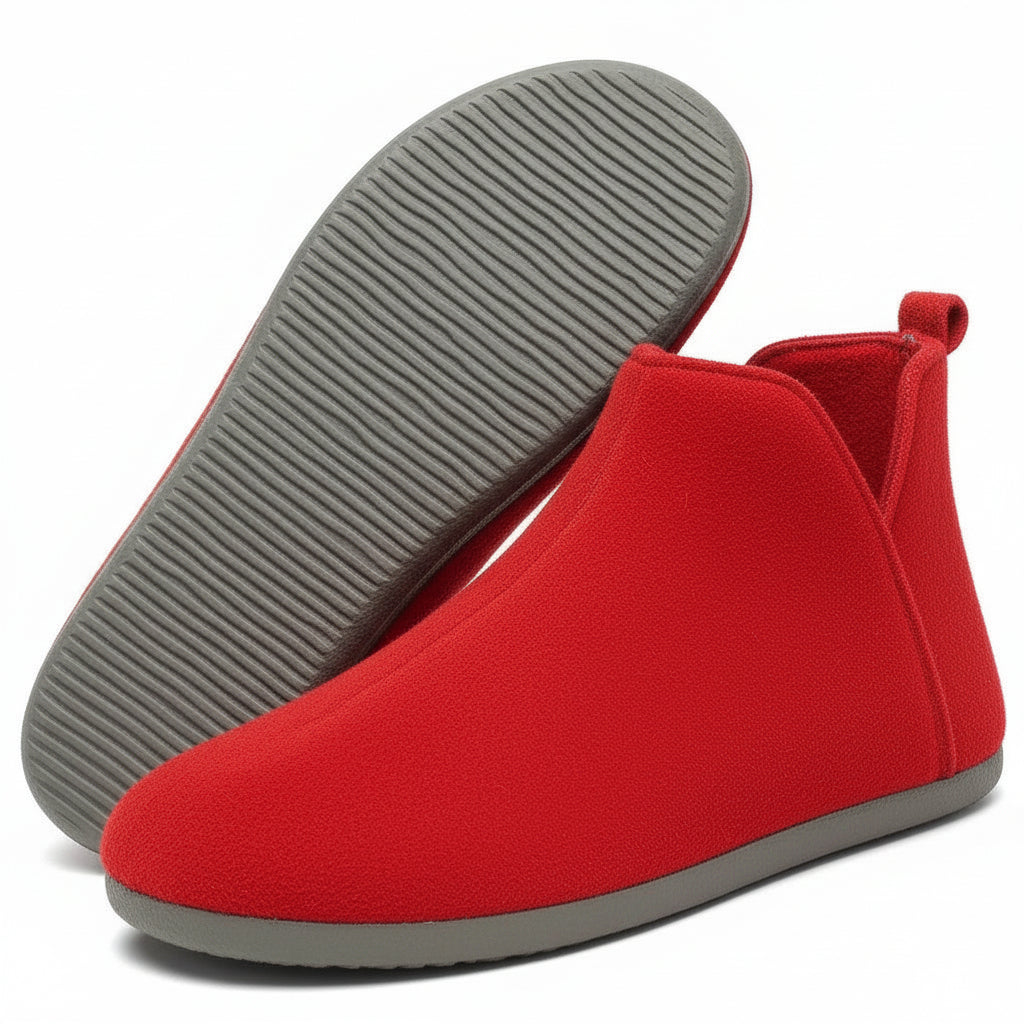 Mishansha Warm Felt Anti‑Slip Dark Blue Slippers Size 36